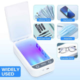 Darrahopens Health & Beauty > Makeup > Nail Care Nail Tool Sterilizer with Blue Light,Portable USB Sterilizer For Nail Tools Nail Cleaning Box Beauty Tool Cleaner Machine for for Nail Salon, Tweezers, Jewelry, Phone, Manicure Tools Cleaning