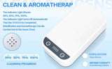 Darrahopens Health & Beauty > Makeup > Nail Care Nail Tool Sterilizer with Blue Light,Portable USB Sterilizer For Nail Tools Nail Cleaning Box Beauty Tool Cleaner Machine for for Nail Salon, Tweezers, Jewelry, Phone, Manicure Tools Cleaning