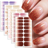 Darrahopens Health & Beauty > Makeup > Nail Care NailPolishFilmNailStickersZE-0339