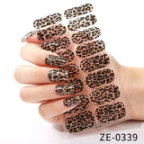 Darrahopens Health & Beauty > Makeup > Nail Care NailPolishFilmNailStickersZE-0339