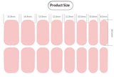 Darrahopens Health & Beauty > Makeup > Nail Care NailPolishFilmNailStickersZE-0870