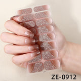 Darrahopens Health & Beauty > Makeup > Nail Care NailPolishFilmNailStickersZE-0885