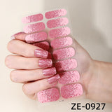 Darrahopens Health & Beauty > Makeup > Nail Care NailPolishFilmNailStickersZE-0885