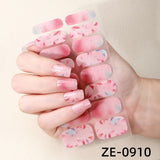 Darrahopens Health & Beauty > Makeup > Nail Care NailPolishFilmNailStickersZE-0927