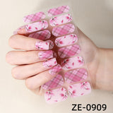 Darrahopens Health & Beauty > Makeup > Nail Care NailPolishFilmNailStickersZE-0927