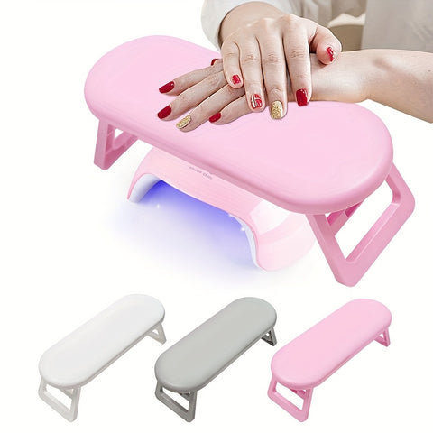 Darrahopens Health & Beauty > Makeup > Nail Care Pink Dual-Use Hand Pillow: Combines Manicure Support and Portable Folding, Ergonomic Design, Suitable for Multiple Scenarios, Providing Comfort Anytime