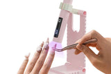 Darrahopens Health & Beauty > Makeup > Nail Care Portable Touch Nail Lamp - Cordless Mini LED Gel Curing UV Light with Timer - Pink