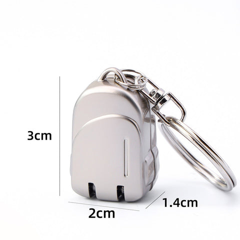 Darrahopens Health & Beauty > Makeup > Nail Care Small Backpack Style Champagne Gold Compact Folding Nail Clippers with Stainless Steel Blade and Keychain Design for Daily Use Local Standard Fit