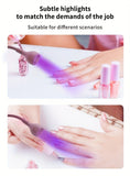 Darrahopens Health & Beauty > Makeup > Nail Care Straight UV/LED Nail Lamp, Table Lamp, Night Light, USB Nail Clamp Light, Gel Polish Curing Light with UV/LED Dual Function（WHITE）