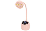 Darrahopens Health & Beauty > Makeup > Nail Care UV LED Nail Lamp Mini Cordless Gel Dryer With Adjustable Gooseneck For Gel Nails - Pink