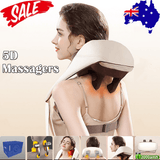 Darrahopens Health & Beauty > Massage 5D Massagers for Neck and Shoulder with Heat Goletsure Pain Relief Deep Kneading Brown