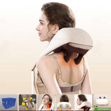 Darrahopens Health & Beauty > Massage 5D Massagers for Neck and Shoulder with Heat Goletsure Pain Relief Deep Kneading Brown