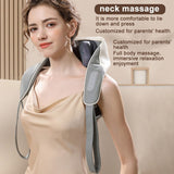 Darrahopens Health & Beauty > Massage 5D Massagers for Neck and Shoulder with Heat Goletsure Pain Relief Deep Kneading Grey