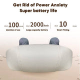 Darrahopens Health & Beauty > Massage 5D Massagers for Neck and Shoulder with Heat Goletsure Pain Relief Deep Kneading Grey