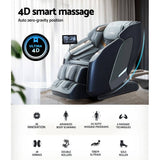 Darrahopens Health & Beauty > Massage Livemor Electric Massage Chair 4D 2 Roller Recliner Zero Gravity Home Massager