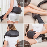 Darrahopens Health & Beauty > Massage Neck Shoulder Massager Back Body Shiatsu Deep Knead Pain Relief Wrap Car Office black