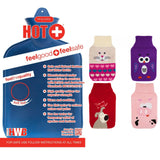 Darrahopens Health & Beauty > Massage & Relaxation 2L HOT WATER BOTTLE + Knitted Cover Winter Warm Rubber Bag Relaxing Warm Therapy