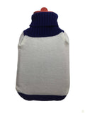 Darrahopens Health & Beauty > Massage & Relaxation 2L HOT WATER BOTTLE + Knitted Cover Winter Warm Rubber Bag Relaxing Warm Therapy