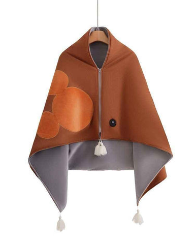Darrahopens Health & Beauty > Massage & Relaxation > Heating Pads Heating Shawl - Brown