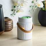 Darrahopens Health & Beauty > Massage & Relaxation > Massage Oils Leather Handle Illumination Warmer - RRP $43.95 - Wholesale