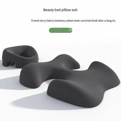 Darrahopens Health & Beauty > Massage & Relaxation > Massage Tables Comfort Zoning, No Fatigue—Ergonomic Beauty Bed Pillow Set（dark gray）
