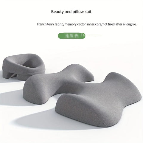 Darrahopens Health & Beauty > Massage & Relaxation > Massage Tables Comfort Zoning, No Fatigue—Ergonomic Beauty Bed Pillow Set（light gray）