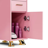 Darrahopens Health & Beauty > Massage & Relaxation > Massage Tables Pink Manicure Table with Electric Dust Collector and Storage, 108x45x77cm In Australia - Darrahopens