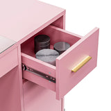 Darrahopens Health & Beauty > Massage & Relaxation > Massage Tables Pink Manicure Table with Electric Dust Collector and Storage, 108x45x77cm In Australia - Darrahopens