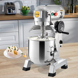 Darrahopens Health & Beauty > Massage & Relaxation > Massage Tables VEVOR Commercial Food Mixer 30Qt, Food Mixer Commercial with Timing Function, 1100W Stainless Steel Bowl Heavy Duty Electric Commercial Mixer with 3 Speeds Adjustable 108/199/382 RPM, Dough Hook Whisk