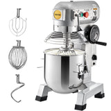 Darrahopens Health & Beauty > Massage & Relaxation > Massage Tables VEVOR Commercial Food Mixer 30Qt, Food Mixer Commercial with Timing Function, 1100W Stainless Steel Bowl Heavy Duty Electric Commercial Mixer with 3 Speeds Adjustable 108/199/382 RPM, Dough Hook Whisk