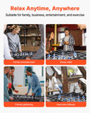Darrahopens Health & Beauty > Massage & Relaxation > Massage Tables VEVOR Foosball Table, 121 cm Standard Size Table, Indoor Full Size Foosball Tables for Home, Family, and Game Room, Durable Soccer Set, Includes 2 Balls, Score Keeper, and 2 Cup Holders