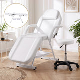 Darrahopens Health & Beauty > Massage & Relaxation > Massage Tables Zenses Beauty Bed with Stool, White, Adjustable Facial Massage Table, Tattoo Chair, Salon Services In Australia - Darrahopens