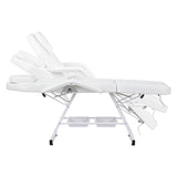 Darrahopens Health & Beauty > Massage & Relaxation > Massage Tables Zenses Beauty Bed with Stool, White, Adjustable Facial Massage Table, Tattoo Chair, Salon Services In Australia - Darrahopens