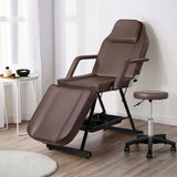 Darrahopens Health & Beauty > Massage & Relaxation > Massage Tables Zenses Massage Table Adjustable Salon Bed Chair 3-Fold Brown