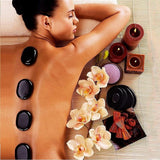Darrahopens Health & Beauty > Massage & Relaxation > Massagers 12pcs Hot Massage Stone Basalt Stones Kit Set Rock SPA Oiled Massage Tool