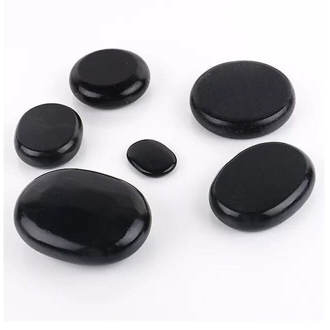 Darrahopens Health & Beauty > Massage & Relaxation > Massagers 12pcs Hot Massage Stone Basalt Stones Kit Set Rock SPA Oiled Massage Tool