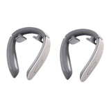 Darrahopens Health & Beauty > Massage & Relaxation > Massagers 2pcs Neck Massager with Heat Portable Cordless 6 Modes 9 Levels Electric Neck Massage Tool