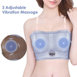 Darrahopens Health & Beauty > Massage & Relaxation > Massagers 3-in-1 Rechargeable Breast Massager with Heat & Vibration – Wireless USB Charging, Adjustable Strap, Comfortable Wear for Daily Relaxation and Postpartum Care (Purple)