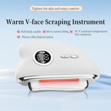 Darrahopens Health & Beauty > Massage & Relaxation > Massagers 3-Speed Adjustable Smart Gua Sha Device - Photon Skin Rejuvenation Beauty Tool - EMS Microcurrent Lifting - Facial Massage Beauty Device - Constant-Temperature Gua Sha Beauty Device - Smart Digital Electric Gua Sha Board - Home Facial Care Tool - White