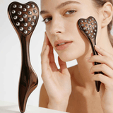 Darrahopens Health & Beauty > Massage & Relaxation > Massagers 304 Stainless Steel Heart Shaped Roller Ball Massager: Face Lifting and Eye Soothing, Body Scraping and Relaxation, Lightweight and Portable, One Tool for Skincare and Body Care(silver)