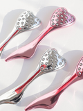 Darrahopens Health & Beauty > Massage & Relaxation > Massagers 304 Stainless Steel Heart Shaped Roller Ball Massager: Face Lifting and Eye Soothing, Body Scraping and Relaxation, Lightweight and Portable, One Tool for Skincare and Body Care(coffee color)