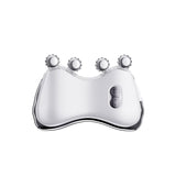 Darrahopens Health & Beauty > Massage & Relaxation > Massagers 3D roller facial massager that combines massage, gua sha, and beauty treatments. Designed for facial lifting, skin firming, and anti-wrinkle.