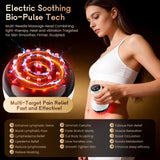 Darrahopens Health & Beauty > Massage & Relaxation > Massagers 4-in-1 Cordless Body Sculpting Massager – Rechargeable Massage Tool with Heat, Light & Vibration for Skin Tightening & Relaxation (White)