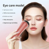 Darrahopens Health & Beauty > Massage & Relaxation > Massagers 4-in-1 Facial Beauty Device - LED Light Therapy, Warm Lifting, Ion Cleansing & Eye Care(green)