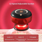 Darrahopens Health & Beauty > Massage & Relaxation > Massagers 4-in-1 Smart Cupping Therapy Massager, Red Light Therapy for Targeted Pain Relief, Knots, Aches, Muscle Soreness, Circulation & Tighter Skin, Portable Cupping Kit