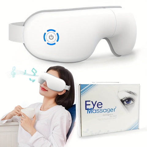Darrahopens Health & Beauty > Massage & Relaxation > Massagers 4D Portable Eye Massager with Heat & Music