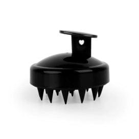 Darrahopens Health & Beauty > Massage & Relaxation > Massagers 5-Pcs Black Soft Scalp Massager Shampoo Brush with Detachable Bristles Handheld Hair Scrubber for Deep Cleaning and Head Massage