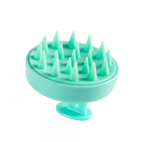 Darrahopens Health & Beauty > Massage & Relaxation > Massagers 5-Pcs Green Soft Scalp Massager Shampoo Brush with Detachable Bristles Handheld Hair Scrubber for Deep Cleaning and Head Massage