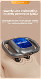 Darrahopens Health & Beauty > Massage & Relaxation > Massagers 6-Head Deep Tissue Percussion Massager - Cordless Electric Muscle Gun with Red Light Therapy - 9 Speed Dual Handle Body Relaxer for Back & Legs - Ivory White