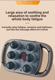 Darrahopens Health & Beauty > Massage & Relaxation > Massagers 6-Head Deep Tissue Percussion Massager - Cordless Electric Muscle Gun with Red Light Therapy - 9 Speed Dual Handle Body Relaxer for Back & Legs - Starry Grey